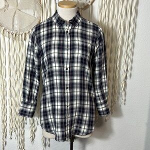 Dsquared Plaid Long Sleeve Button Down Shirt Size 40/S